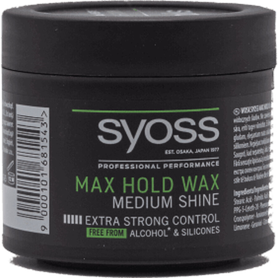 Syoss Ceară de păr Max Hold, 150 ml