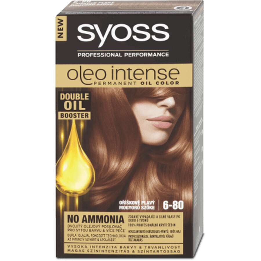 Syoss Oleo Intense Vopsea permanentă 6-80, 1 buc