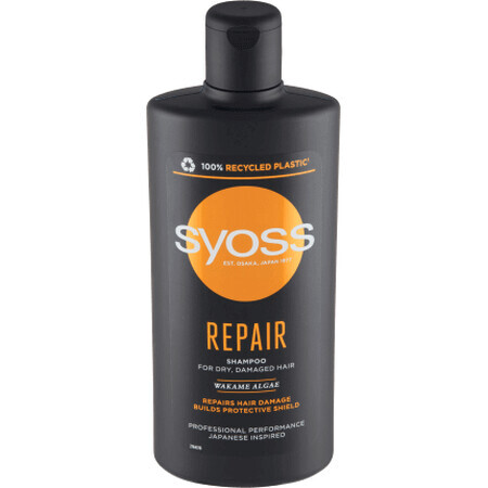 Shampooing Syoss pour cheveux secs ou abîmés, 440 ml