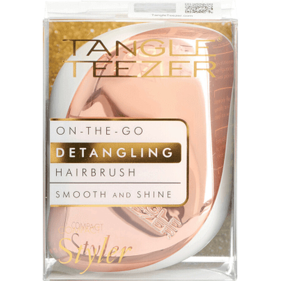 Tangle Teezer Haarborstel COMPACT STYLER ROSE GOLD/IVORIE, 1 st