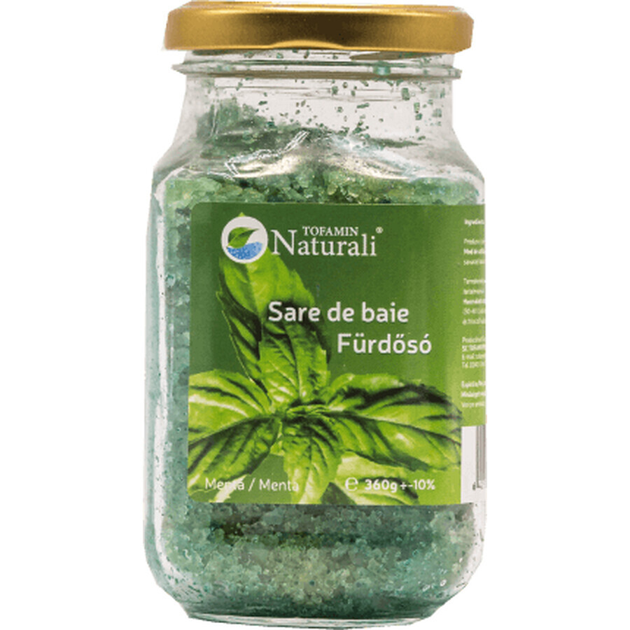 Tofamin Sel de bain à la menthe, 360 g