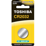 Toshiba Battery cr2032 3.0V, 1pc