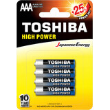 Toshiba R3-AAA Batteries, 4 pcs