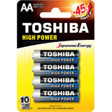 Toshiba Batteries R6-AA, 4 pcs