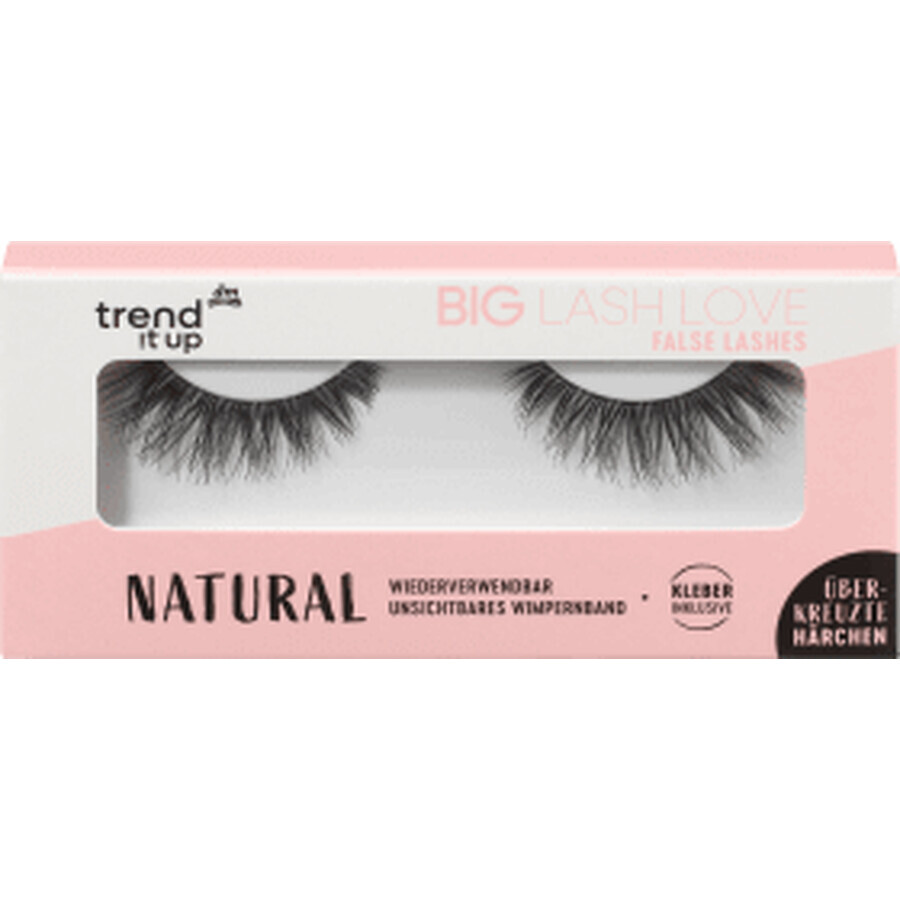 Trend !t up Big Love Ciglia finte naturali, 2 pz