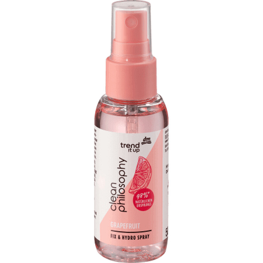 Trend !t up Clean Philosophy Make-up Fixing Spray, grapefruit, 50 ml