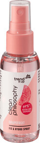 Trend !t up Clean Philosophy Make-up Fixing Spray, grapefruit, 50 ml