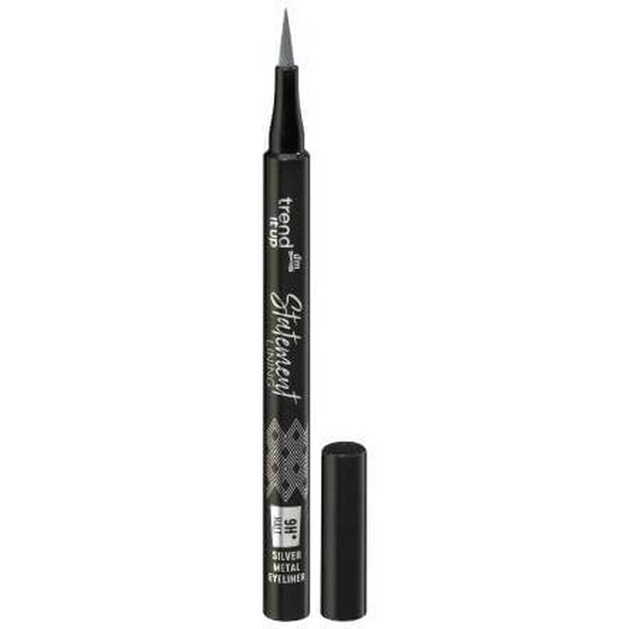 Trend !t up Statement LINING eyeliner argento metallizzato, 1 ml