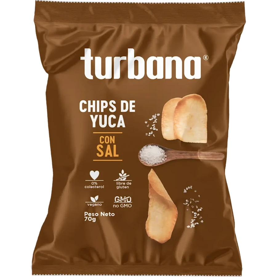 Turbana Chips de yuca, 70 g
