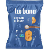 Turbana Groene weegbree chips, 95 g