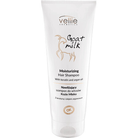 Shampooing au lait de chèvre Vellie, 250 ml