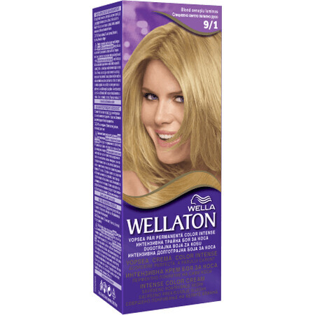 Wellaton Teinture capillaire permanente 9/1 blond gris clair, 1 pc