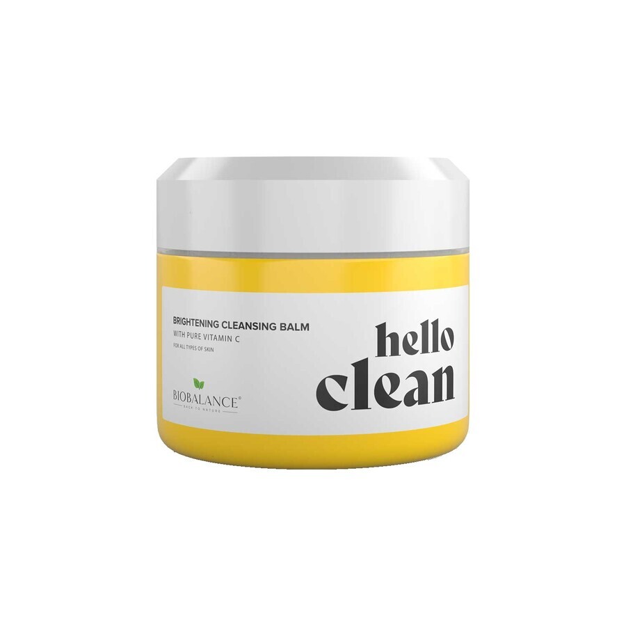 3 in 1 gezichtsreinigingsbalsem met pure vitamine C voor een doffe huid, Hello Clean, Bio Balance, 100 ml